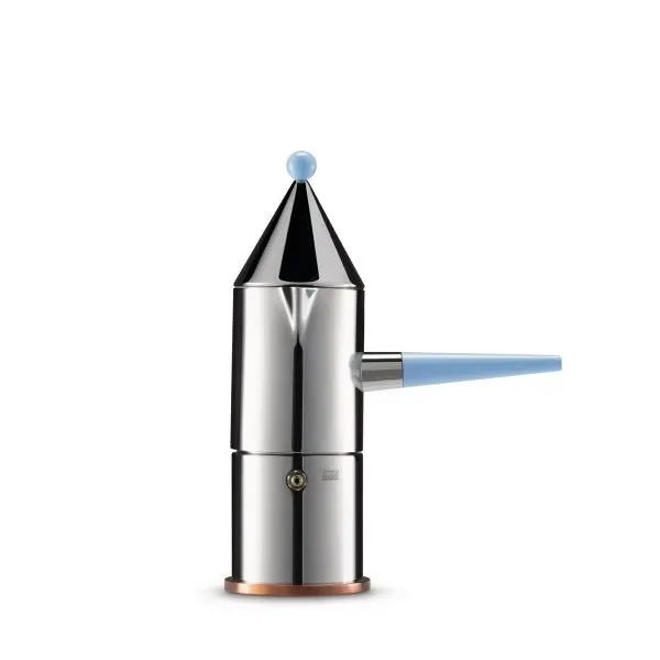 ALESSI Caffettiera La conica manico lungo " ALESSI 100 Values Collection"