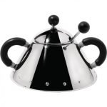 ALESSI Zuccheriera "9097" colore nero