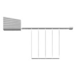 ALESSI Pinze per tostapane Plissé bianco