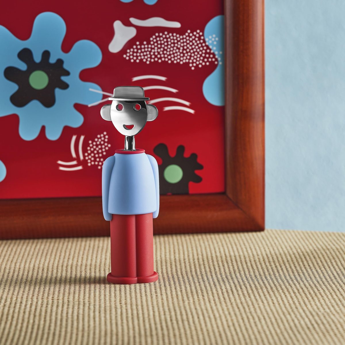 ALESSI Cavatappi "Alessandro M." azzurro e rosso - immagine 2