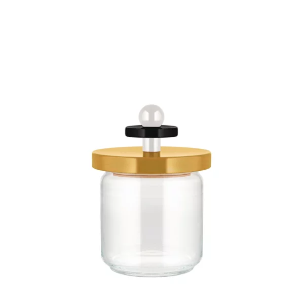 Barattolo design Ettore Sottsass,cl 75 giallo