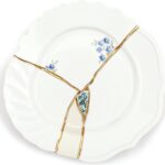 SELETTI Piatto dessert collezione Kintsugi, cod. 09603