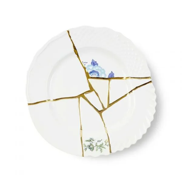 Seletti Piatto piano collezione Kintsugi cod. 09613