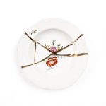 SELETTI Piatto fondo collezione Kintsugi, cod. 09622