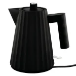 Alessi Bollitore Elettrico Plissé -nero -cl 100