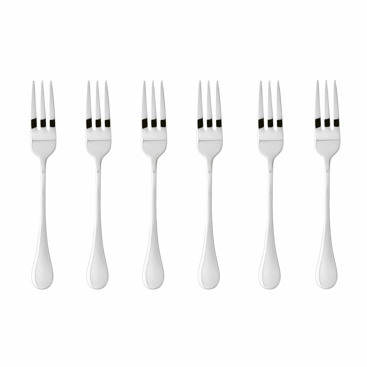 SAMBONET-52568A55-BLOOM.jpg Set 6 forchettine da dolce "Bloom" Sambonet - immagine 1