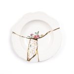 SELETTI Piatto fondo collezione Kintsugi, cod. 09623