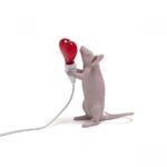 SELETTI Lampada Mouse Lamp Step Love USB