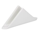LA PORCELLANA BIANCA Portatovaglioli triangolare "CONVIVIO"