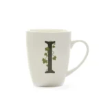 LA PORCELLANA BIANCA Mug Atupertu lettera "I"