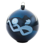 ALESSI Sfera "Blue Christmas" decoro 6