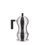 ALESSI Caffettiera Pulcina - 6 tazze - Manico Nero