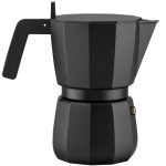 ALESSI Caffettiera MOKA BLACK - 6 Tazze