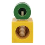 ALESSI Schiaccianoci linea Twergi "ES20" colori giallo e verde