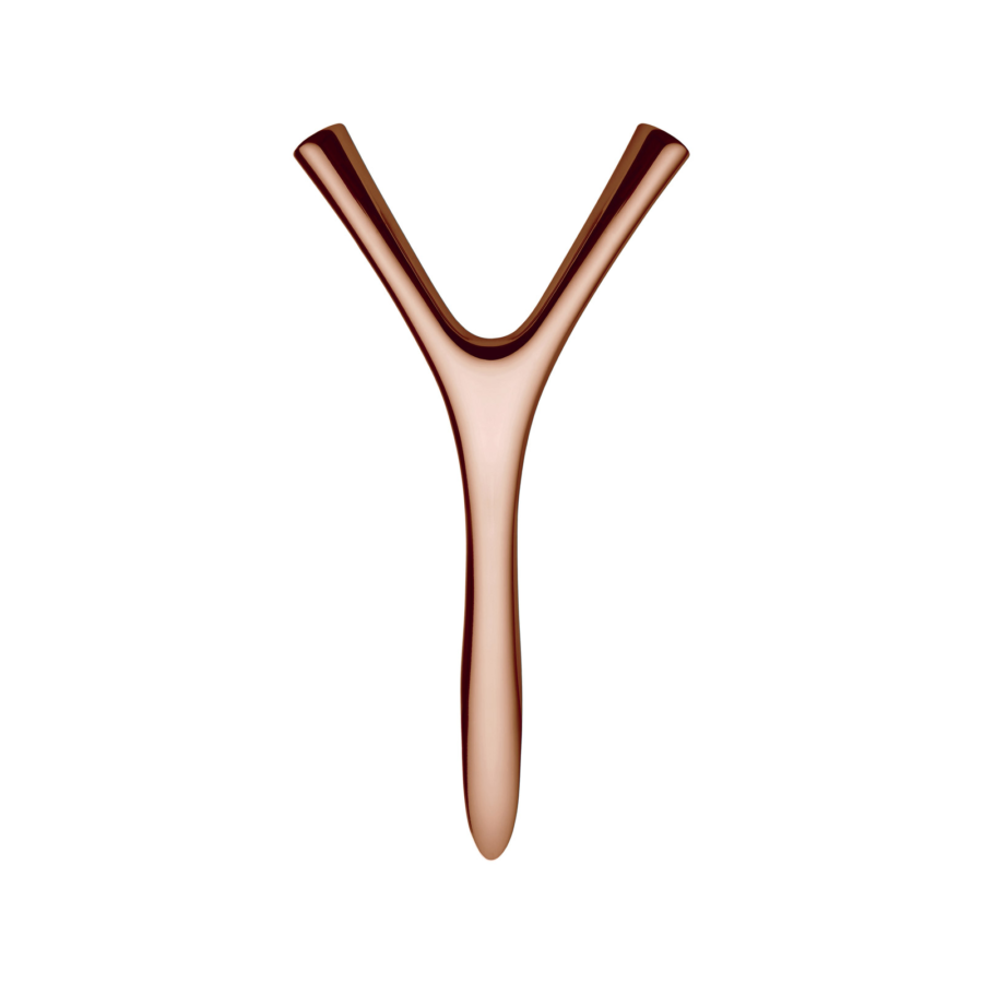 FGO06 GP foto 1 ALESSI Apribottiglie "Virgula Divina" Golden Pink - immagine 1