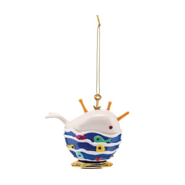ALESSI Decorazione natalizia "Bianca, la balena buona"
