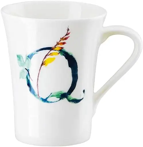 0204872739615505 foto 1 Hutschenreuther Mug Flower Alphabet "Q" - immagine 1