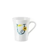 Hutschenreuther Mug Flower Alphabet "U"