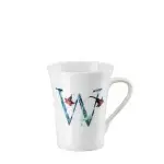 Hutschenreuther Mug Flower Alphabet “W”