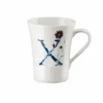 Hutschenreuther Mug Flower Alphabet “X”