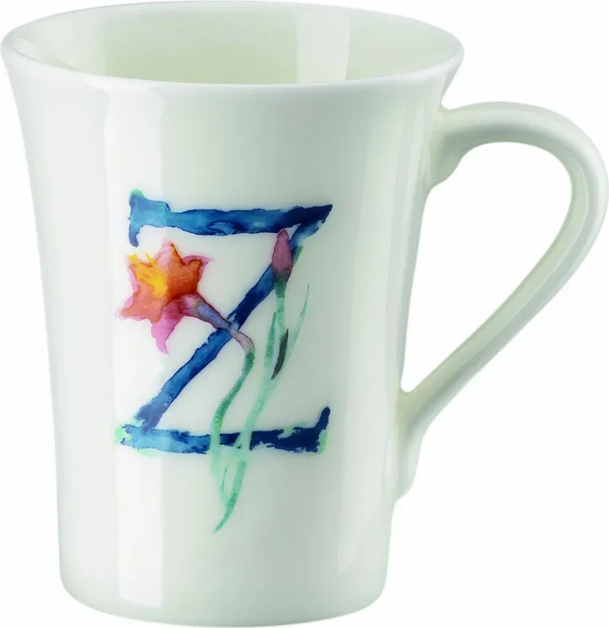0204872740515505 foto 2 Hutschenreuther Mug Flower Alphabet “Z” - immagine 1