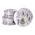 Hutschenreuther Set 3 Scatole per biscotti collezione "Suoni di Natale 2023"