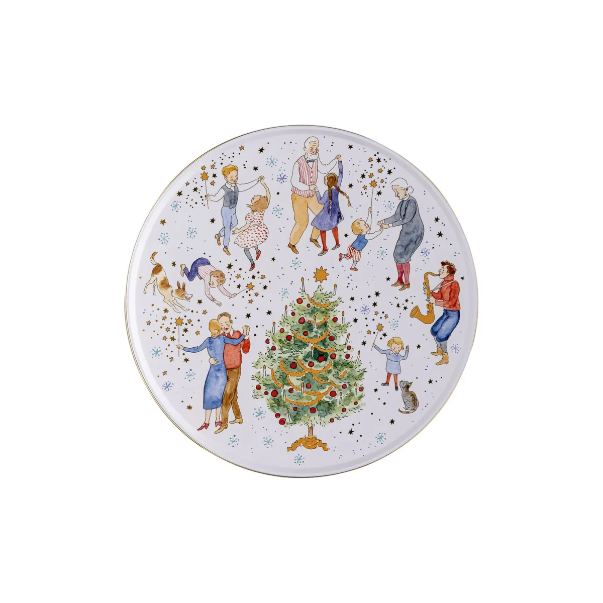 Hutschenreuther Set 3 Scatole per biscotti collezione "Suoni di Natale 2023" - immagine 2