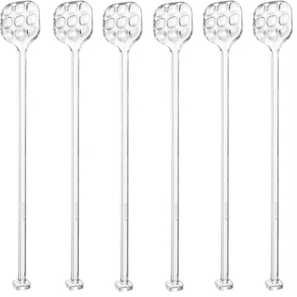 Guzzini Set 6 Cucchiaini da cocktail "Tiffany" colore trasparente