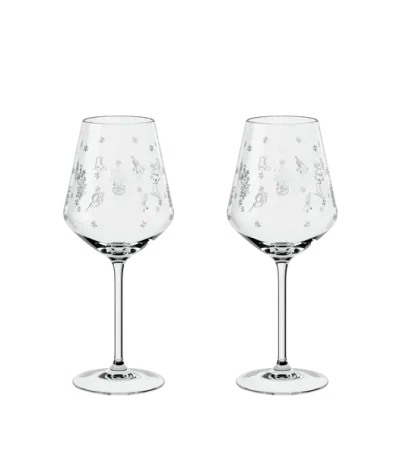 set 2 calici vino rosso