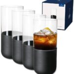 Villeroy & Boch Set 4 Bicchieri da long drink "Manufacture Rock" nero