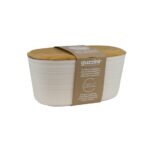 Guzzini Cassetta pane con coperchio tagliere "TIERRA" bianco