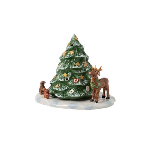 Villeroy & Boch Decorazione natalizia "Albero di Natale con animali del bosco" collezione Christmas Toys