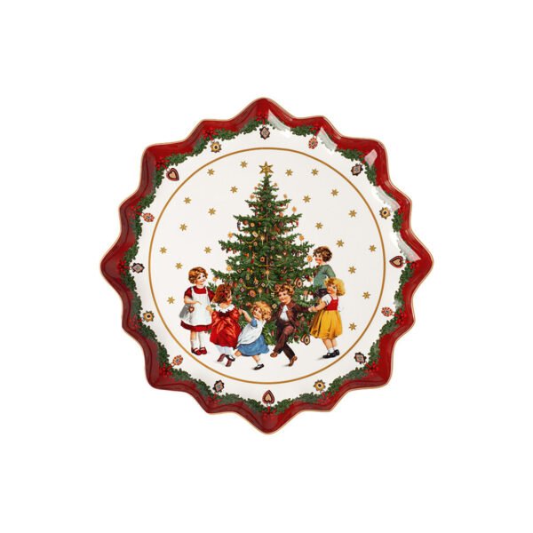 VILLEROY & BOCH Piatto pasticceria fondo "Bambini danzano"