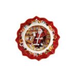 Villeroy & Boch Coppa su piede "Babbo Natale legge lista desideri" linea Toy's Fantasy