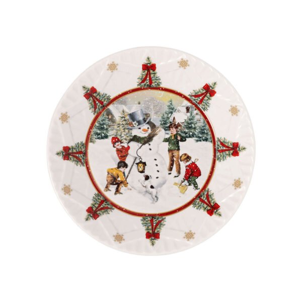 VILLEROY & BOCH Ciotola Toy'Fantasy decoro "Facciamo il pupazzo di neve"