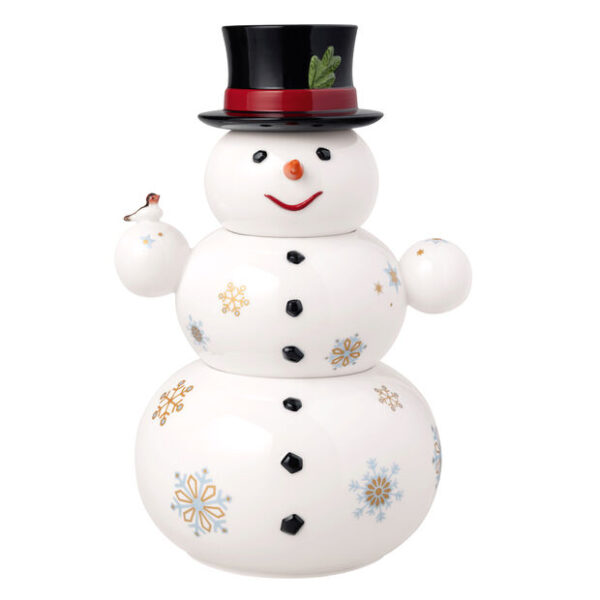 Villeroy & Boch Barattolo "Pupazzo di neve" Christmas Toys Memory