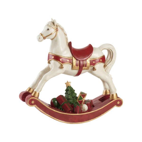 VILLEROY & BOCH Decorazione natalizia "Cavallo a dondolo" Winter Collage Accessoires