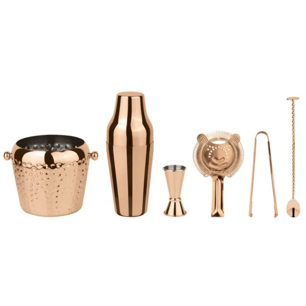 Sambonet Set Mixology Parisian & Ice, 6 pz,rame
