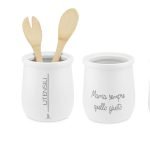 La Porcellana Bianca Porta Utensili "GLI ONESTI"