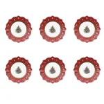 VILLEROY & BOCH Set 6 piatti dessert TOY'S DELIGHT rosso