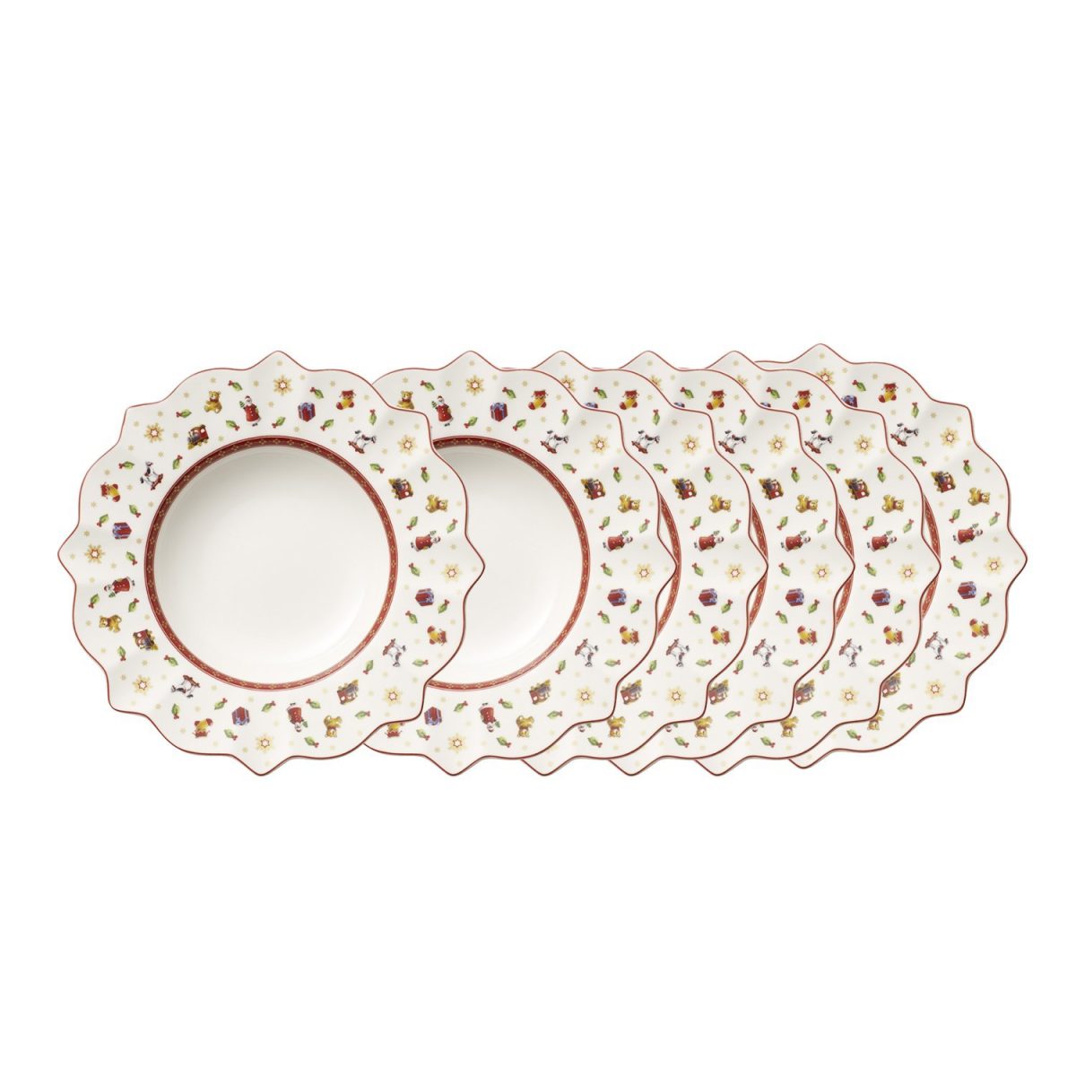 Villeroy & Boch Set 6 piatti fondi Toy's Delight colore bianco - immagine 2