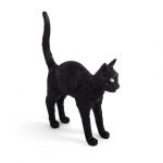 SELETTI Lampada ricaricabile JOBBY THE CAT nero