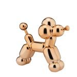 ZAVI Statuina Ballon Dog barboncino XL "Polly", oro rosa