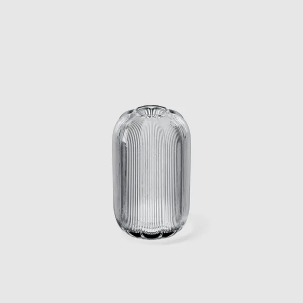 Vaso Fleur trasparente h. 28