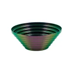 ALESSI Cestino rotondo "Maya" greenpurple