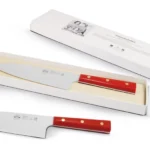 Coltello Santoku collezione "Duemiladodici" manico rosso