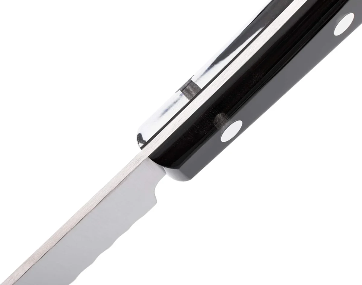 Coltello per pane collezione "Compendio" manico nero - immagine 3