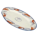 ROSE&TULIPANI Vassoio ovale linea "OCEAN LIFE"