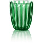 Guzzini Set 6 Bicchieri bassi linea "Dolcevita" colore verde smeraldo