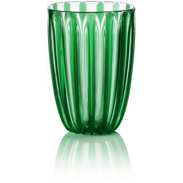 Guzzini Set 6 Bicchieri alti linea "Dolcevita" colore verde smeraldo